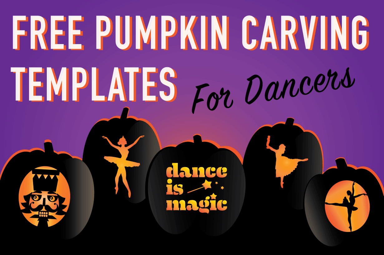 Free Pumpkin Carving Templates for Dancers