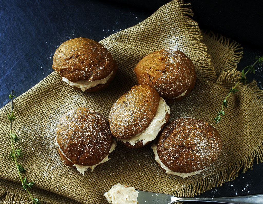 Pumpkin Whoopie Pies with Maple Cream Cheese