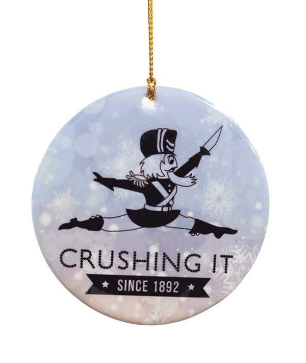 Crushing it Nutcracker Porcelain Ornament Covet Dance