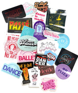 50 fun dance stickers