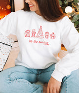 Ballerina wearing 'Tis the Season Nutcracker Ballet sweatshirt