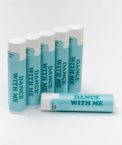 Set of six spearmint flavored lip balms - Dance With Me from Covet Dance