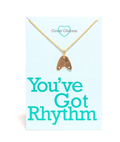 You've Got Rhythm - Gold Tap Necklace