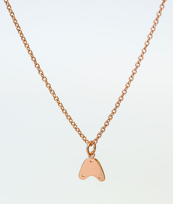 Tap Necklace in Rose Gold