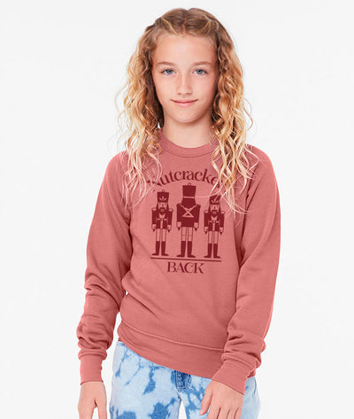Youth size Nutcracker Sweatshirt for young dancers and ballerinas