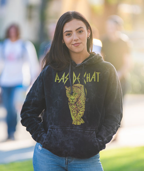 Vintage hooded sweatshirt top