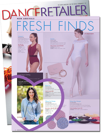 'Lets Dance' Crop Hoodie and 'Ballerina Classique' Muscle Tank in Dance Retailer News | October Issue