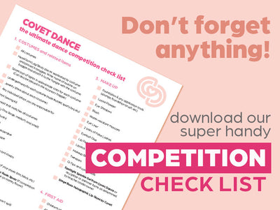 The Ultimate Dance Competition Check List