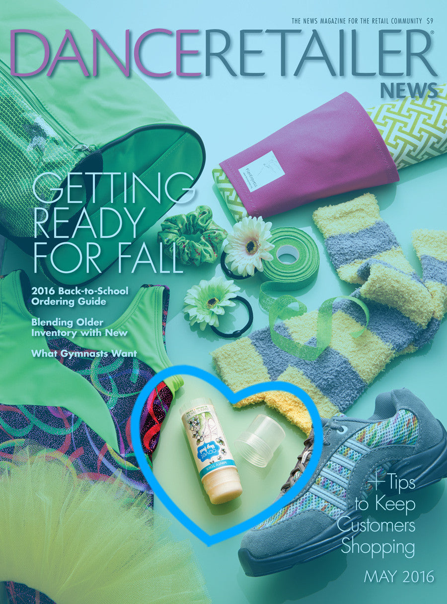 Relevé Relief and Barre Balm featured in Dance Retailer News