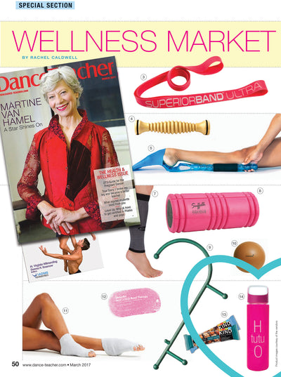 H tutu O Water Bottle Featured in March 2017 Issue of Dance Teacher Magazine
