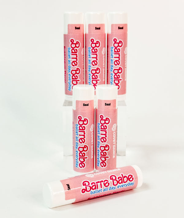 Set of six Barre Babe lip balms from Covet Dance