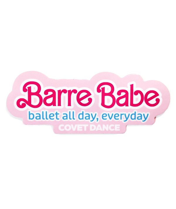 Barbie Inspired Barre Babe vinyl sticker for ballerinas