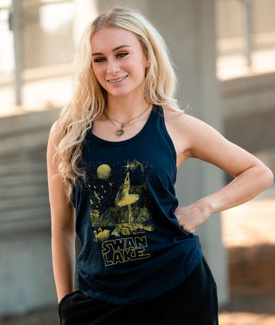 Swan Lake Tank inspired by Star Wars original poster