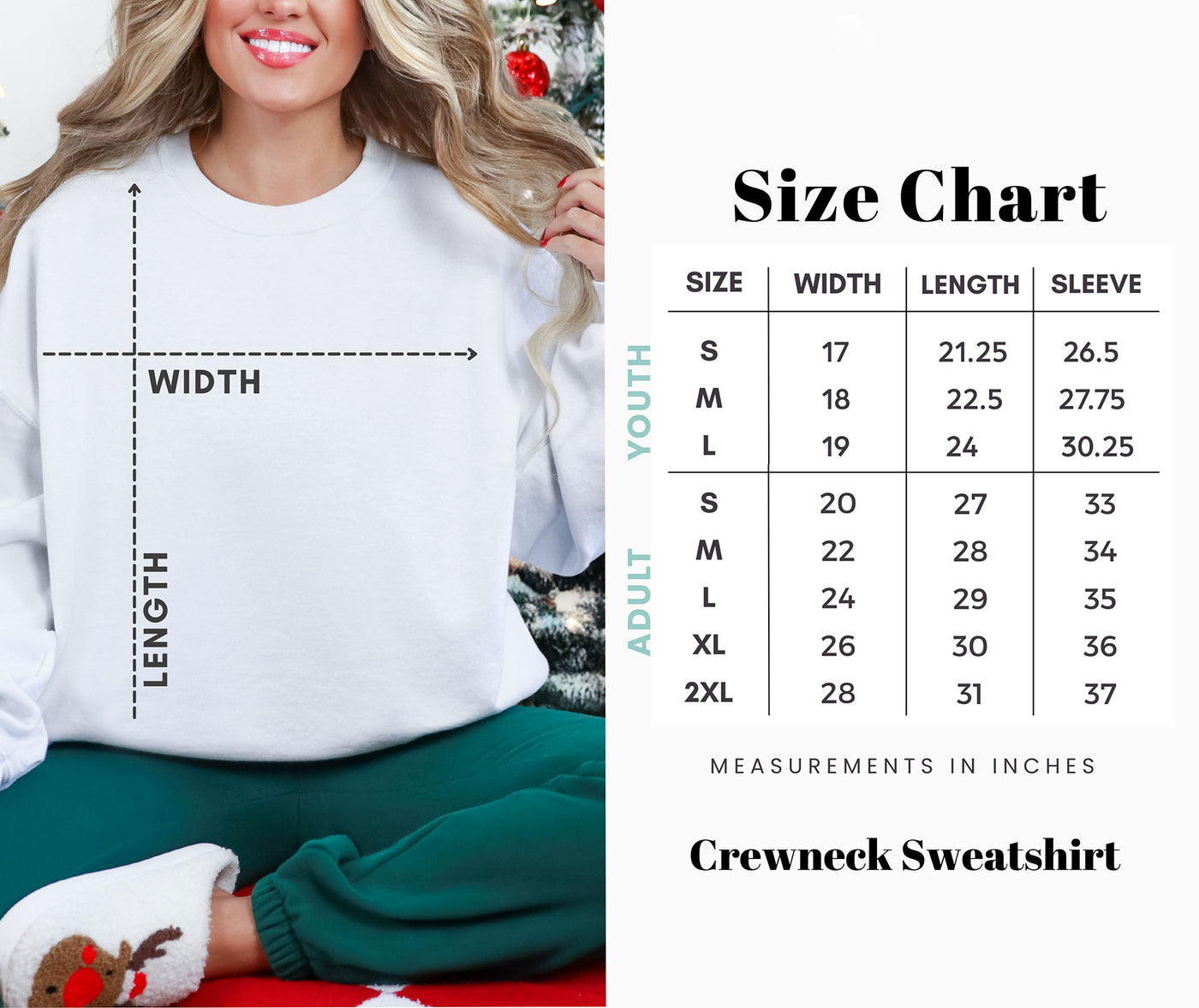 Reindeer Names Sweatshirt
