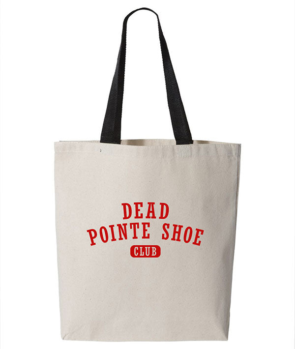 Dead Pointe Shoe Club Canvas Tote Bag