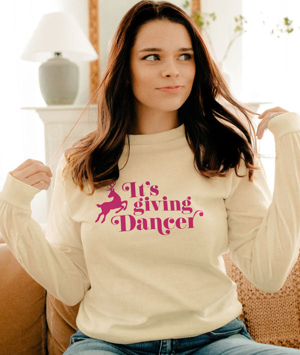 Fun Holiday Dancer Long Sleeve Tee