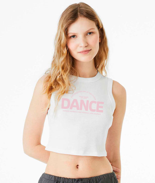 Just Another Day at the Studio DANCE crop tank