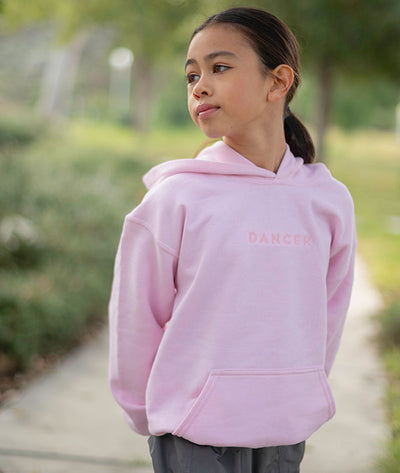 Pink Youth DANCER Embroidered Hoodie