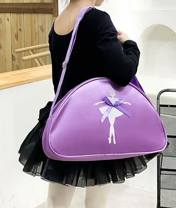 Young dancer with Covet Little Ballerina Dance Bag in purple