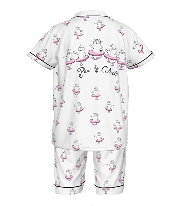 Cute Paw De Chat Pajamas for Girls Who Dance