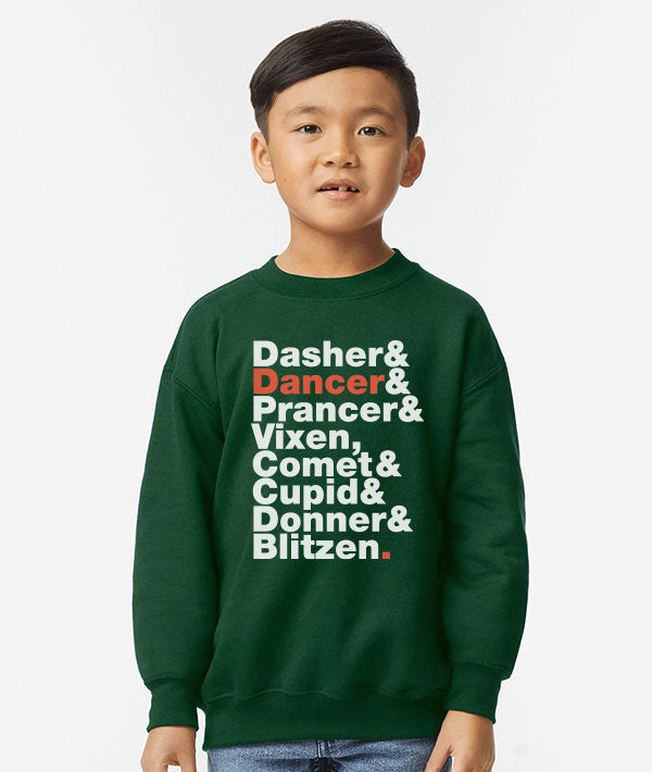 Reindeer Names Sweatshirt