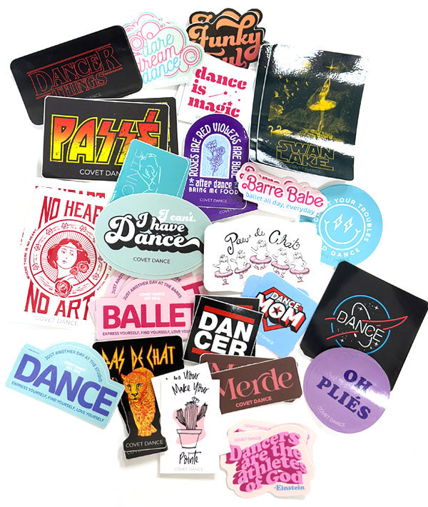 50 fun dance stickers 