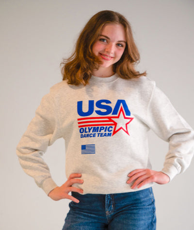 USA Olympic Dance Team Crewneck Sweatshirt from Covet Dance