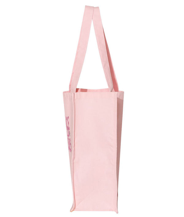 Sid view of pink dance tote bag