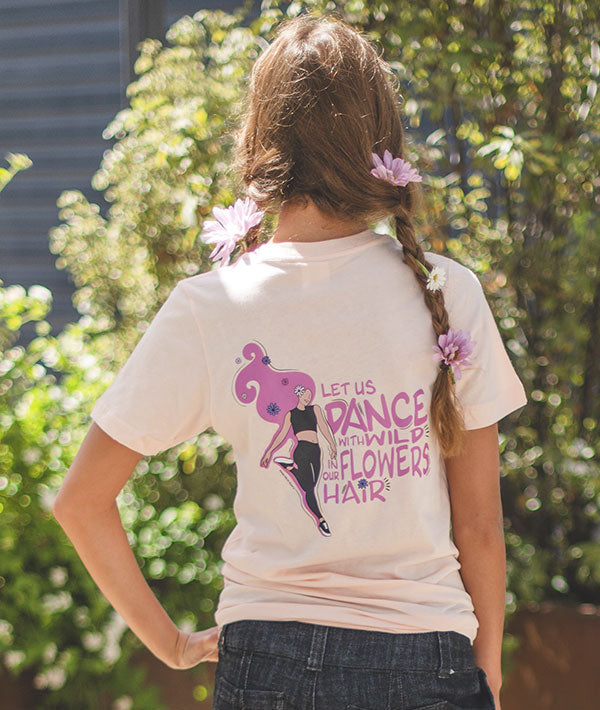 Wild Flowers Dance Tee back view