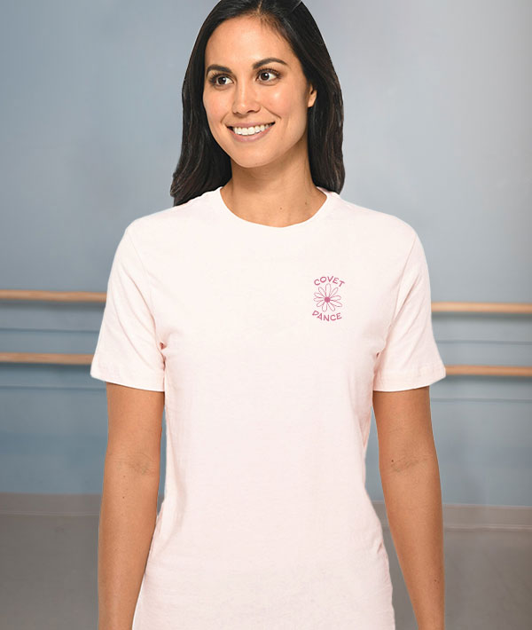 Front of Covet Dance Wildflower Tee