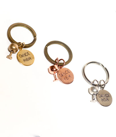 Dance Mom Key Chains with Wine Glasses