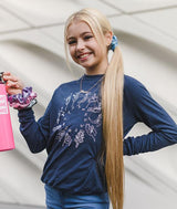 Long sleeve tee with all the signs of the zodiac as dancers