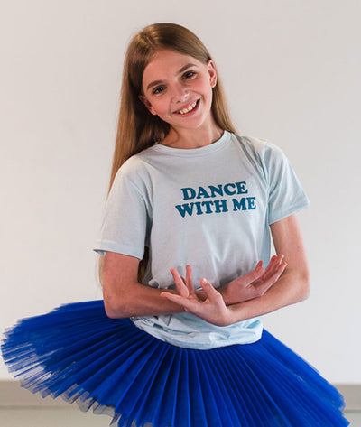 Dance With Me light blue youth t-shirt