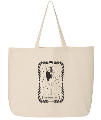 The Dancing Fool Canvas Tote
