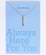Always Here For You - Gold Bobby Pin Necklace