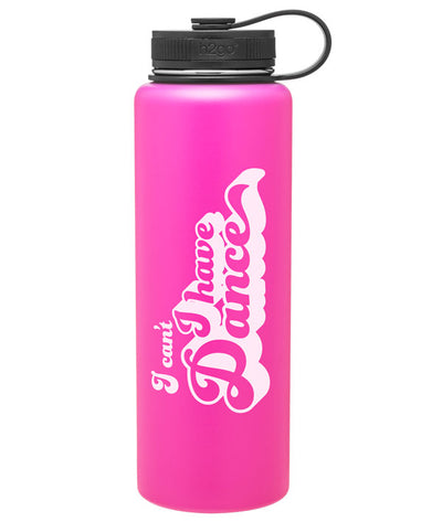 "I Can't, I Have Dance" hydration flask in matte bubblegum pink 