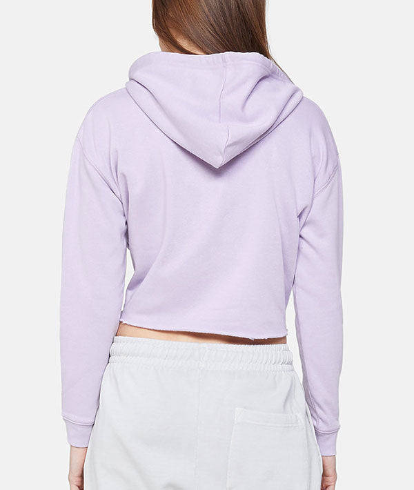 back of cropped hoodie from Covet Dance