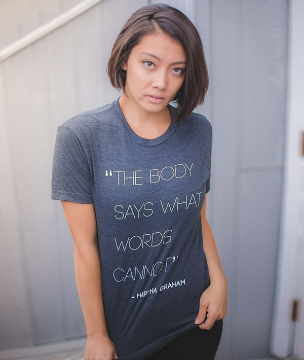 Martha Graham Quote on a comfy unisex tee