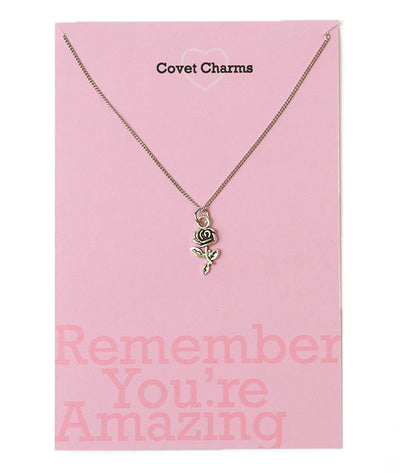 Remember You're Amazing - Recital Rose Necklace 