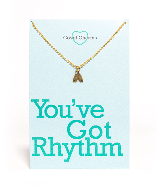 Brass Tap Charm on 18" Necklace