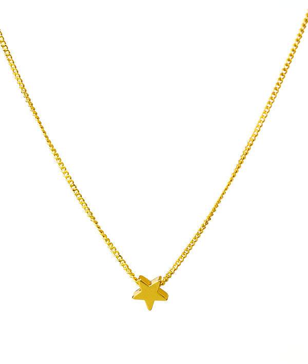 Gold-Plated Star Necklace