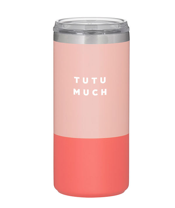 Pretty peach colored coffee tumbler for dancers